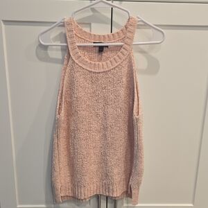J Crew Knitted Pink Tank Top Large